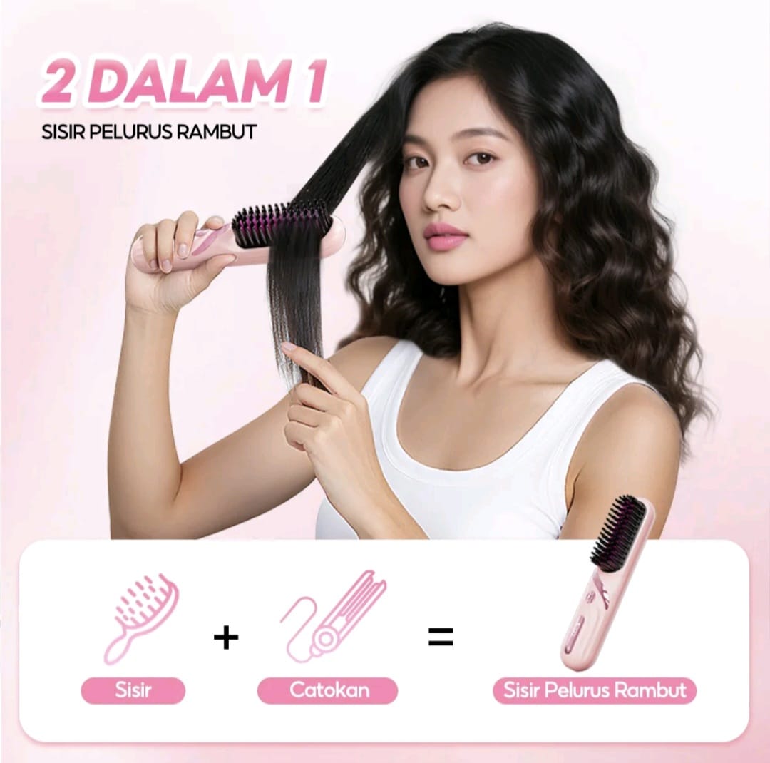 Catokan Sisir bikin rambut lurus